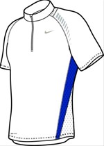 NIKE SPHERE 1/2 ZIP T-SHIRT